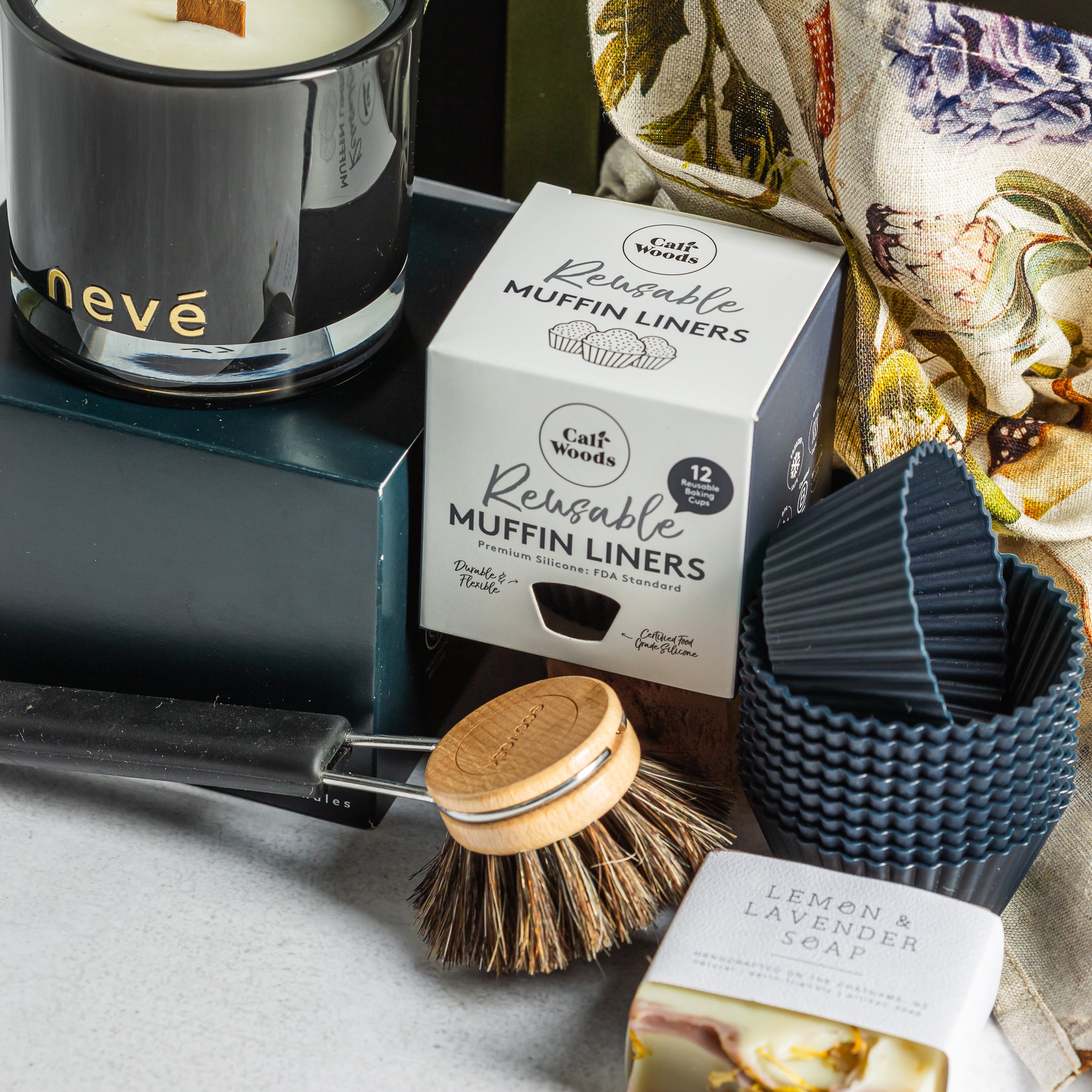 Coffee, Candle and Cheese Scones