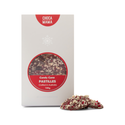 Chocamama - Milk Chocolate Candy Cane Pastilles 100g